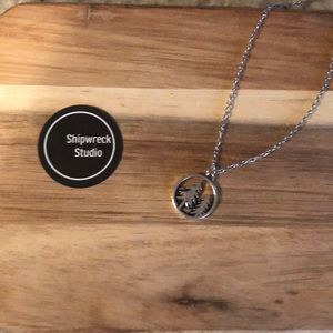 Silver plated Tree Necklace Scenery New